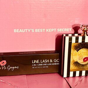 Shimmer Me Gorgeous Faux Lashes in Adore and 2-In-1 Liner and Lash Adhesive